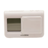 Digital Vibration Alarm Clock with Sliding Cover - White