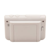 Digital Vibration Alarm Clock with Sliding Cover - White