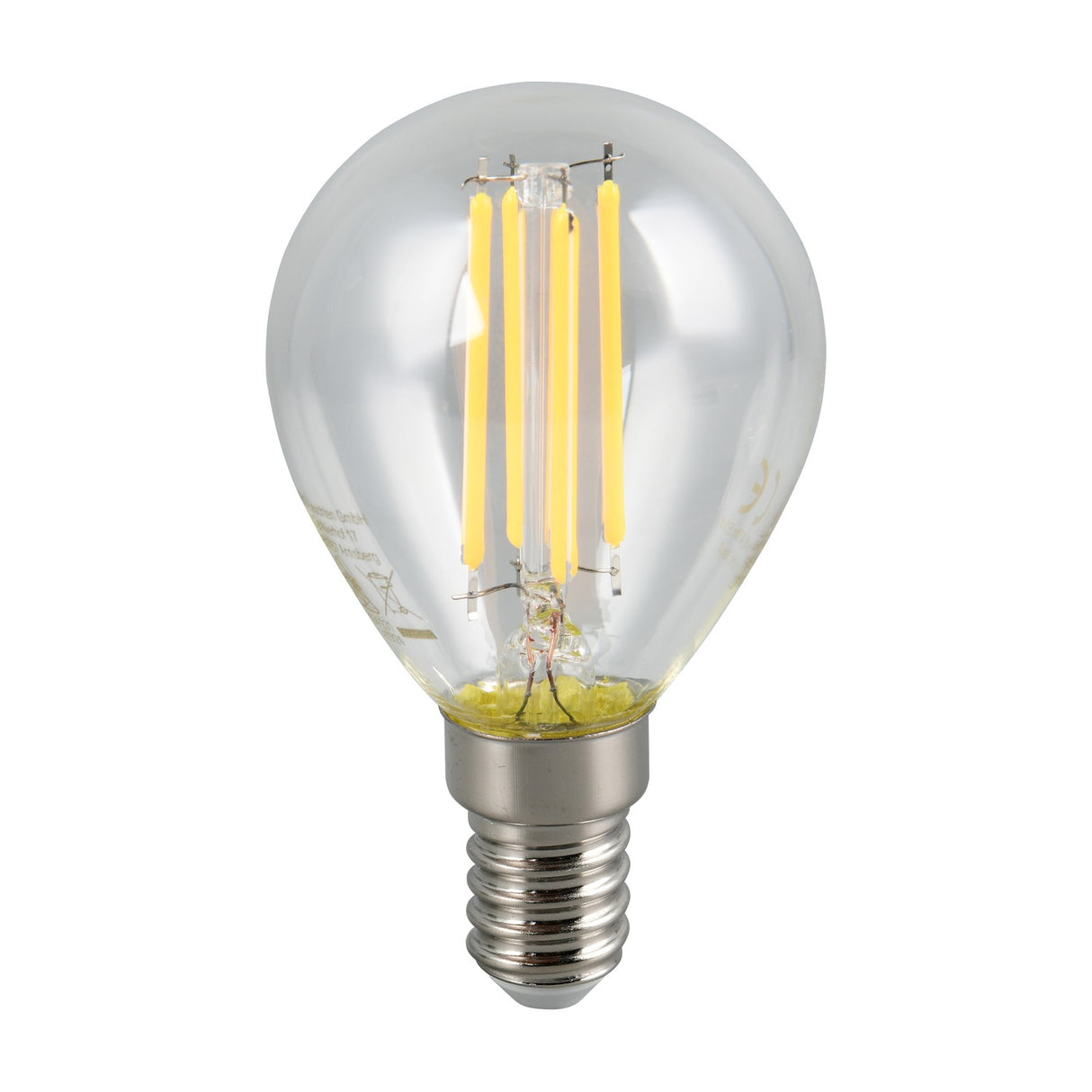 Golf Ball 4W E14 LED Bulb – Clear