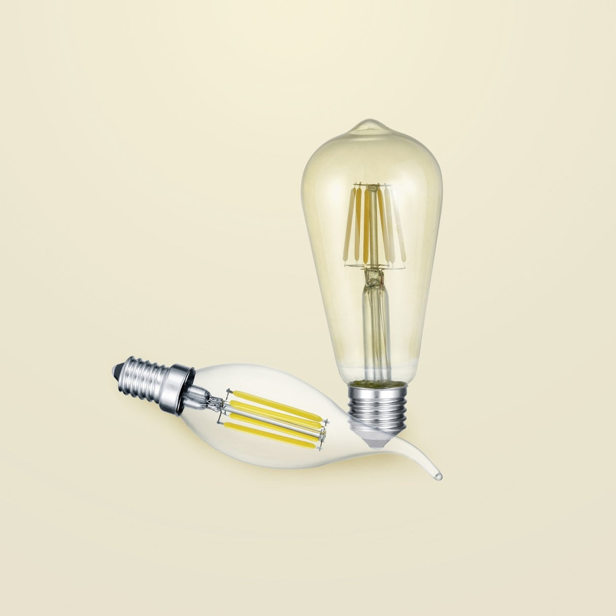 Tubular E27 LED Bulb – Amber