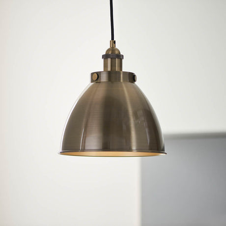 Bramdale Small Pendant - Antique Brass