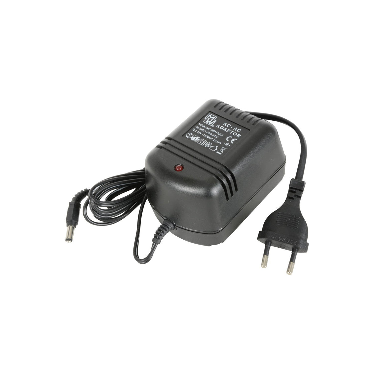 Mercury DC1515EU 15Vac 1500mA EU Power Supply