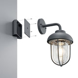 Corner Mounting – Matt Black