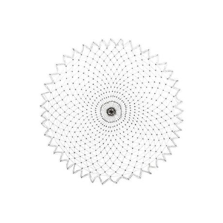 Arna Small Round Wire Wall Art - Rust