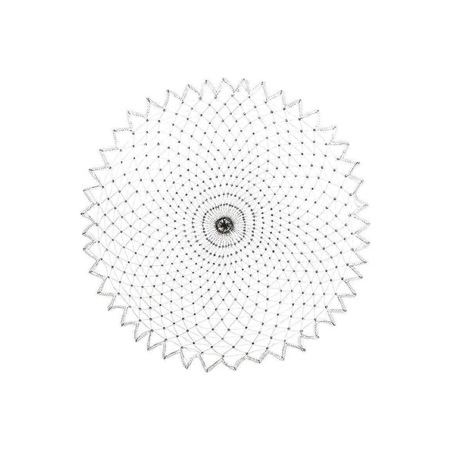 Arna Small Round Wire Wall Art - Rust