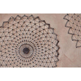 Arna Small Round Wire Wall Art - Rust