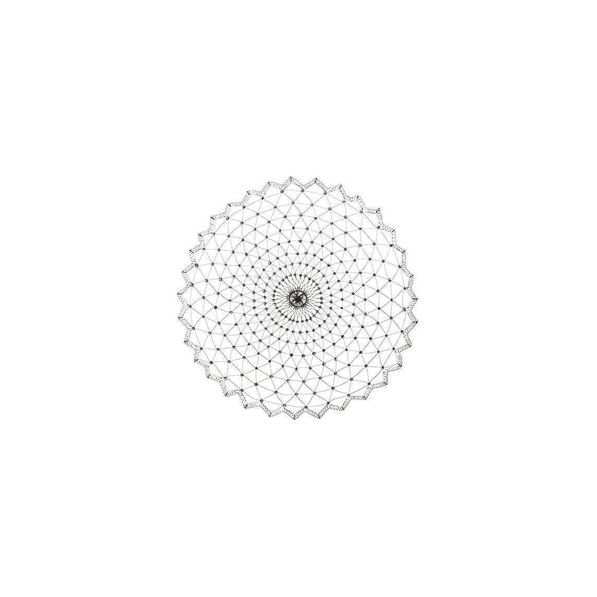 Arna Small Round Wire Wall Art - Rust