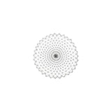 Arna Small Round Wire Wall Art - Rust