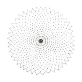 Arna Large Wire Wall Art - Rust