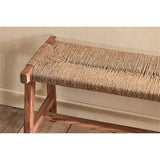 Amhara Acacia & Jute Woven Bench - Natural