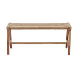 Amhara Acacia & Jute Woven Bench - Natural