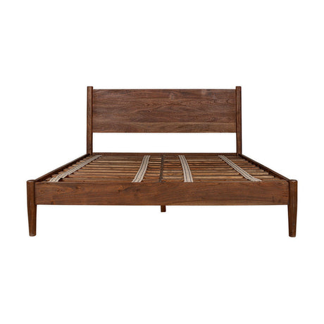 Anbu Double Acacia Bed Frame - Washed Walnut