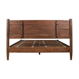 Flesarne Double Acacia Bed Frame - Washed Walnut