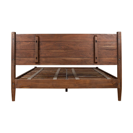 Anbu King Acacia Bed Frame - Washed Walnut