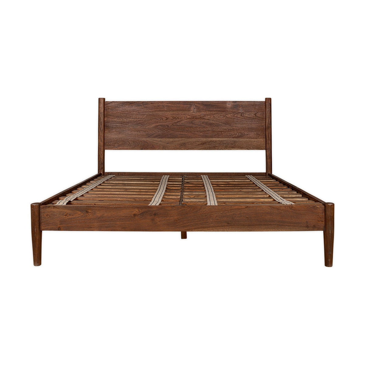 Anbu King Acacia Bed Frame - Washed Walnut