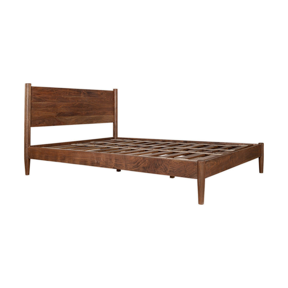 Anbu King Acacia Bed Frame - Washed Walnut