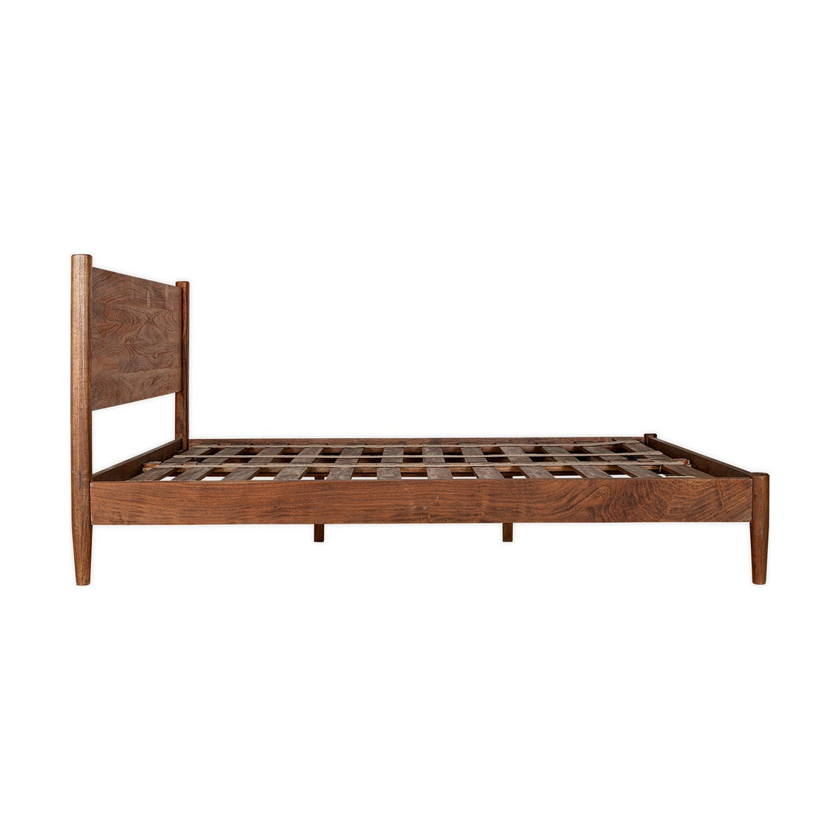 Anbu King Acacia Bed Frame - Washed Walnut