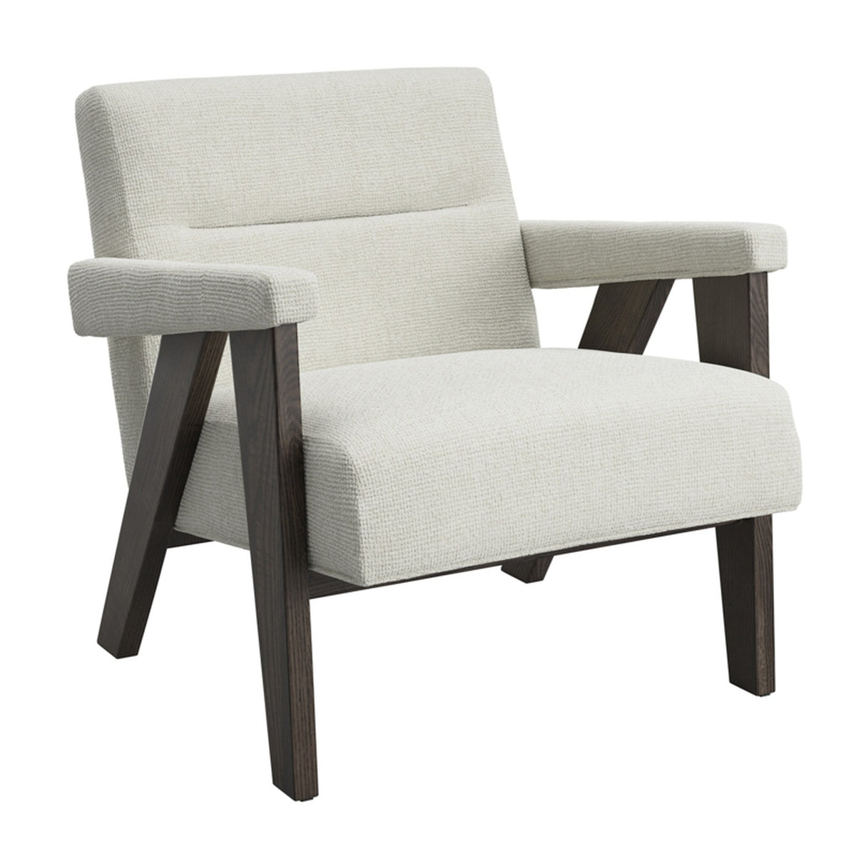 Abel Accent Chair - Milk with Chocolate