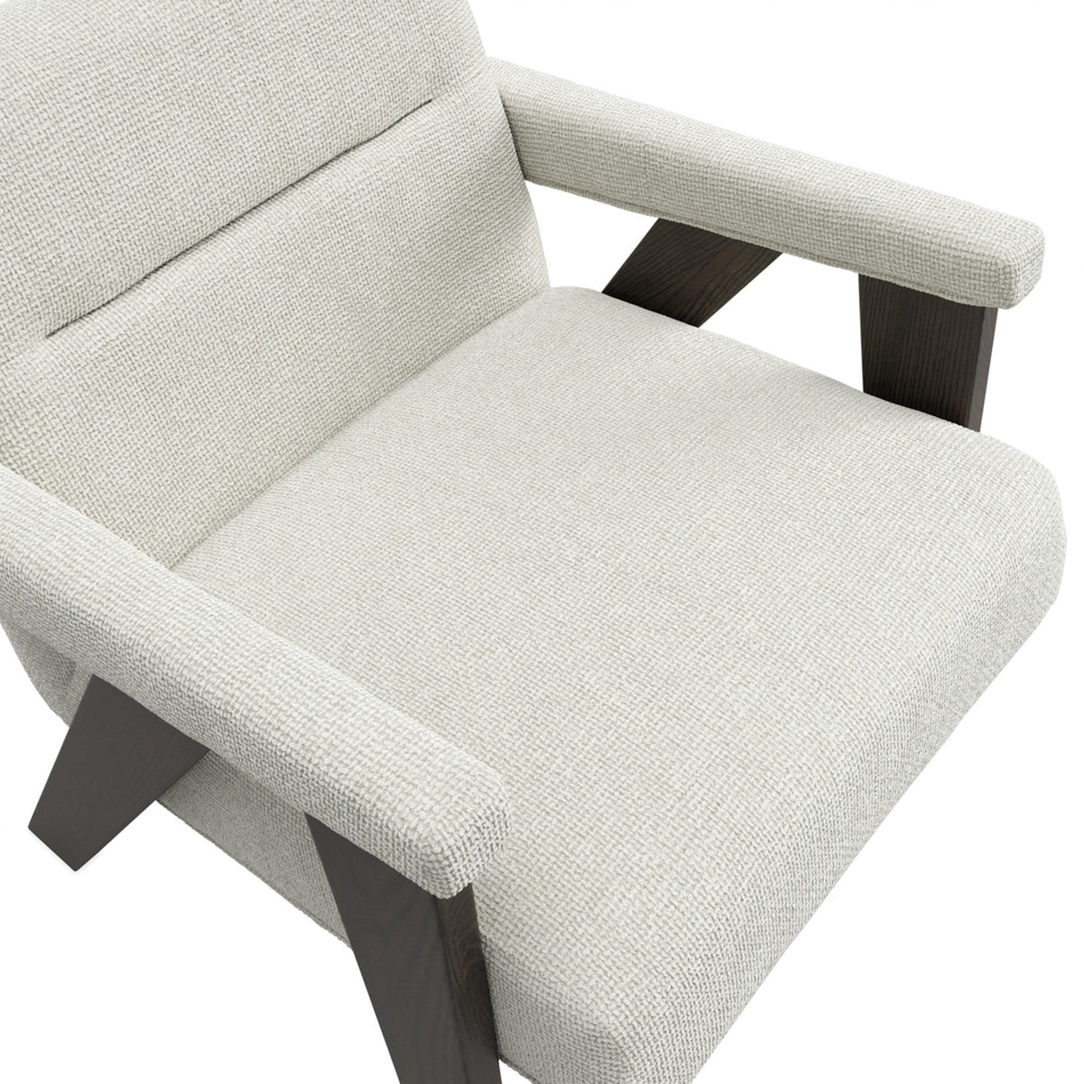 Abel Accent Chair - Milk with Chocolate