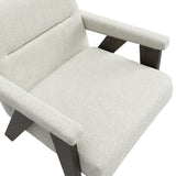 Abel Accent Chair - Milk with Chocolate