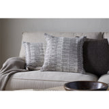 Aahna 50 x 50cm Wool Cushion Cover - Charcoal