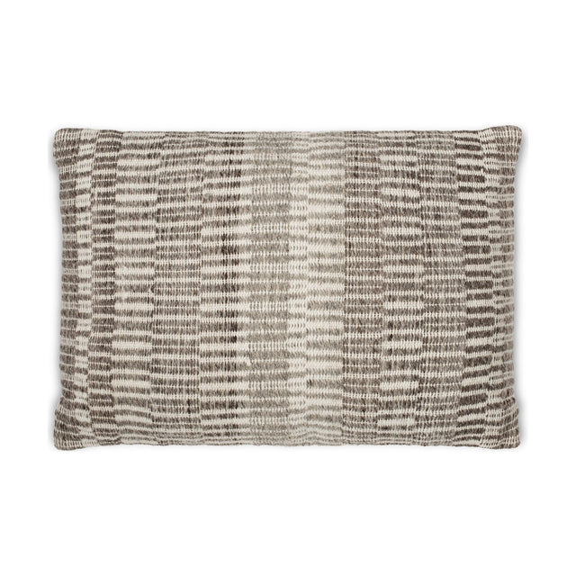 Aahna 60 x 40cm Wool Cushion Cover - Charcoal