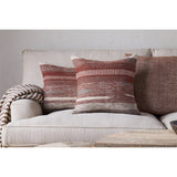 Aakash 50 x 50cm Wool Cushion Cover - Rust