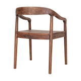 Anbu Acacia Dining Chair - Washed Walnut