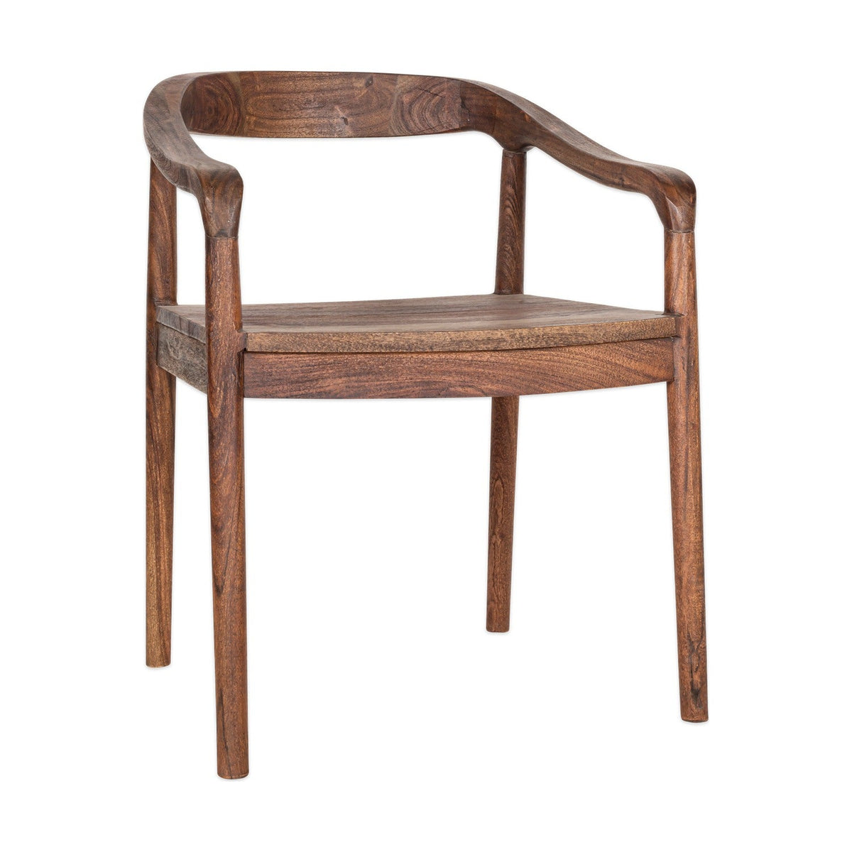 Anbu Acacia Dining Chair - Washed Walnut