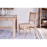 Aamani Mango Wood & Cord Dining Chair - Natural