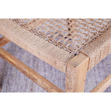 Aamani Mango Wood & Cord Dining Chair - Natural