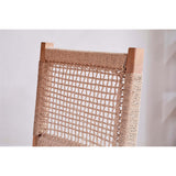 Aamani Mango Wood & Cord Dining Chair - Natural