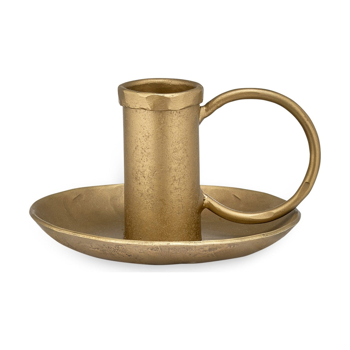 Amri Iron Candlestick - Antique Brass