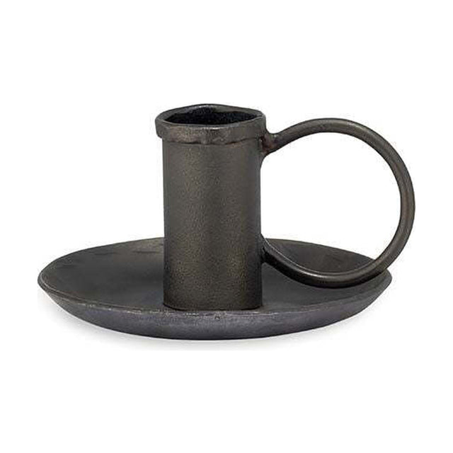 Amri Iron Candlestick - Antique Black