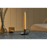 Amri Iron Candlestick - Antique Black