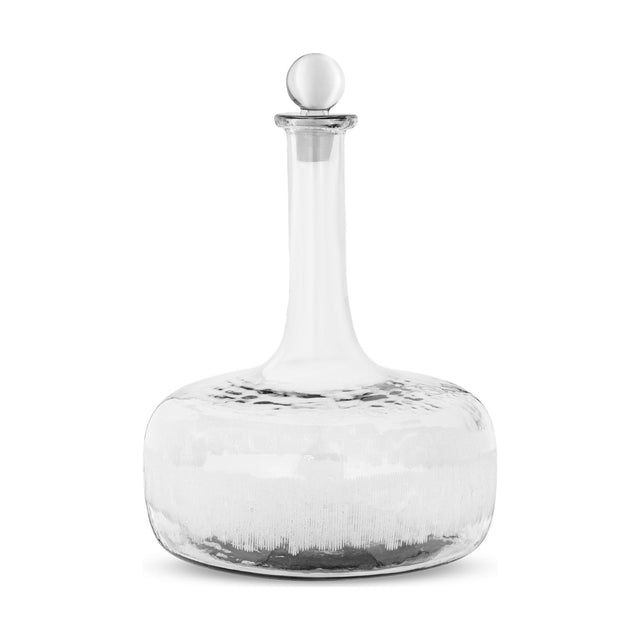 Anara Etched Recycled Glass Decanter - Clear