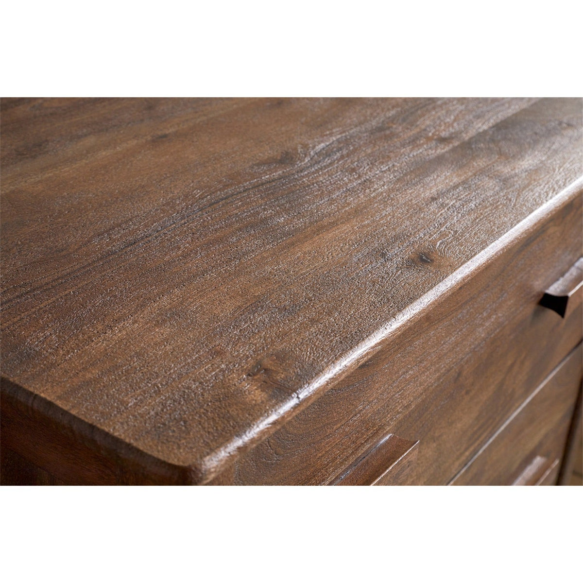 Anbu Acacia Chest of Drawers - Washed Walnut