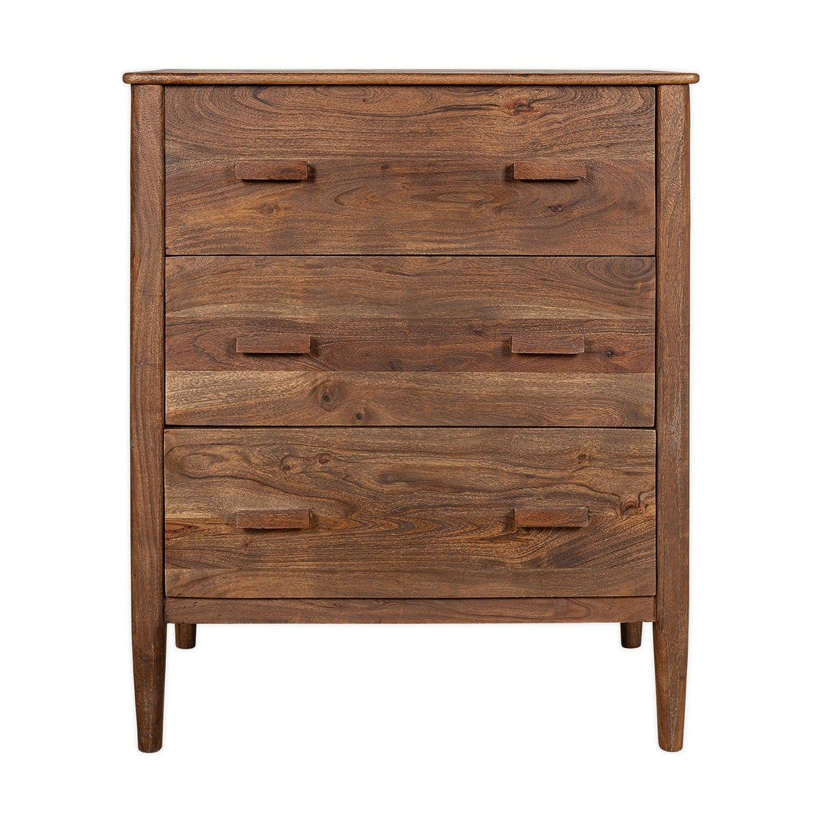 Anbu Acacia Chest of Drawers - Washed Walnut