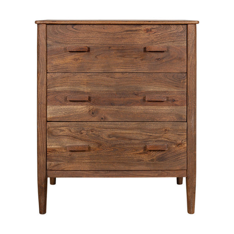 Anbu Acacia Chest of Drawers - Washed Walnut