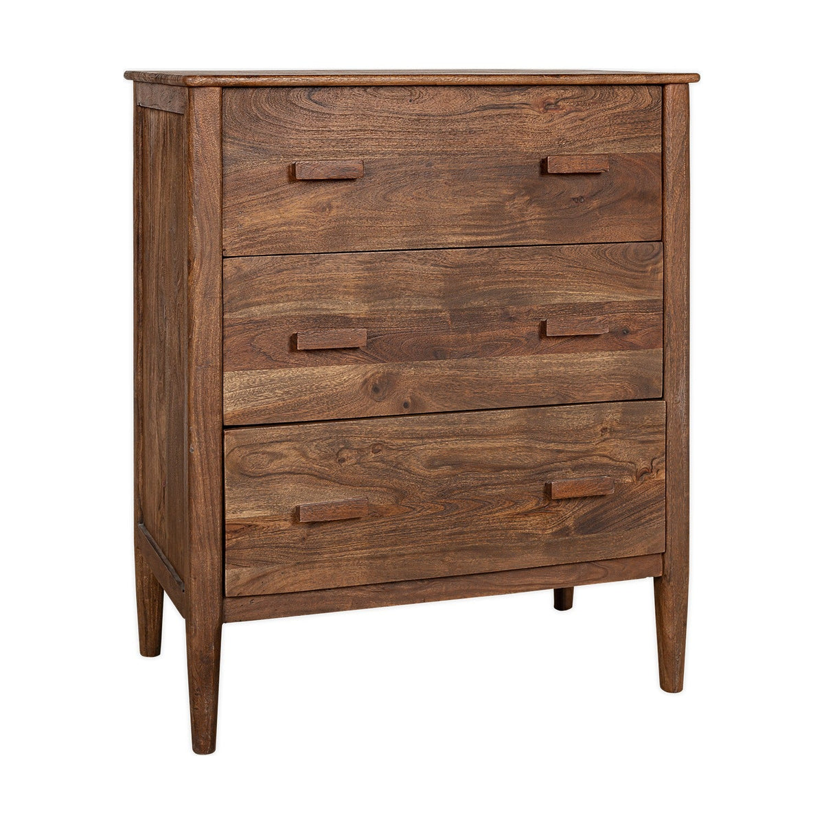 Anbu Acacia Chest of Drawers - Washed Walnut