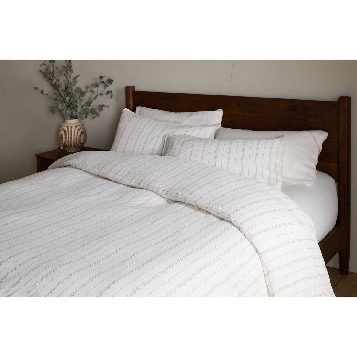 Anta Super King Hemp & Cotton Duvet Cover - Sage Green