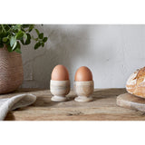 Awa Mango Wood Egg Cups - Natural - Set of 2