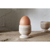 Awa Mango Wood Egg Cups - Natural - Set of 2