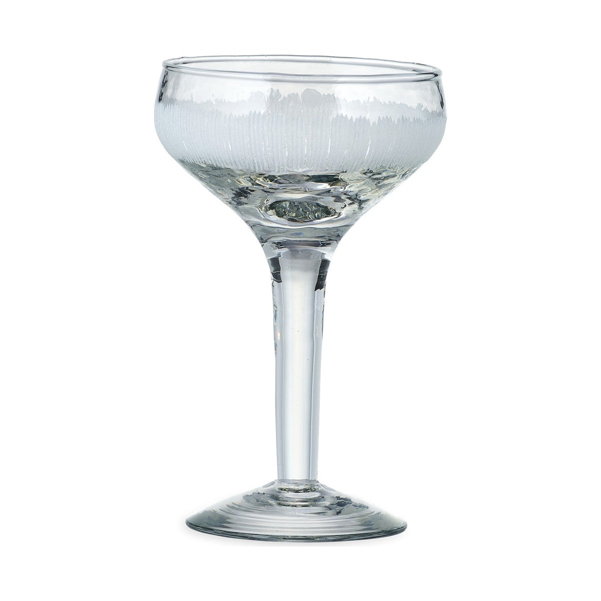 Anara Etched Champagne Glasses - Clear - Set of 4