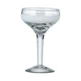 Anara Etched Champagne Glasses - Clear - Set of 4
