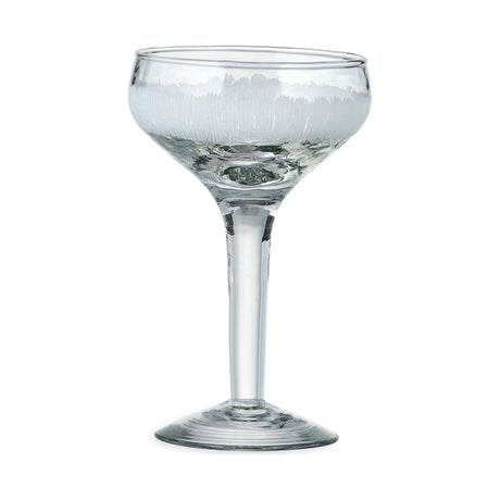 Anara Etched Champagne Glasses - Clear - Set of 4