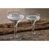 Anara Etched Champagne Glasses - Clear - Set of 4