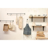 Aniko Iron Wall Hooks - Grey - Set of 2
