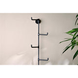 Aniko 3 Hook Rotating Wall Hooks - Black