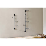 Aniko 6 Hook Iron Wall Hooks - Grey